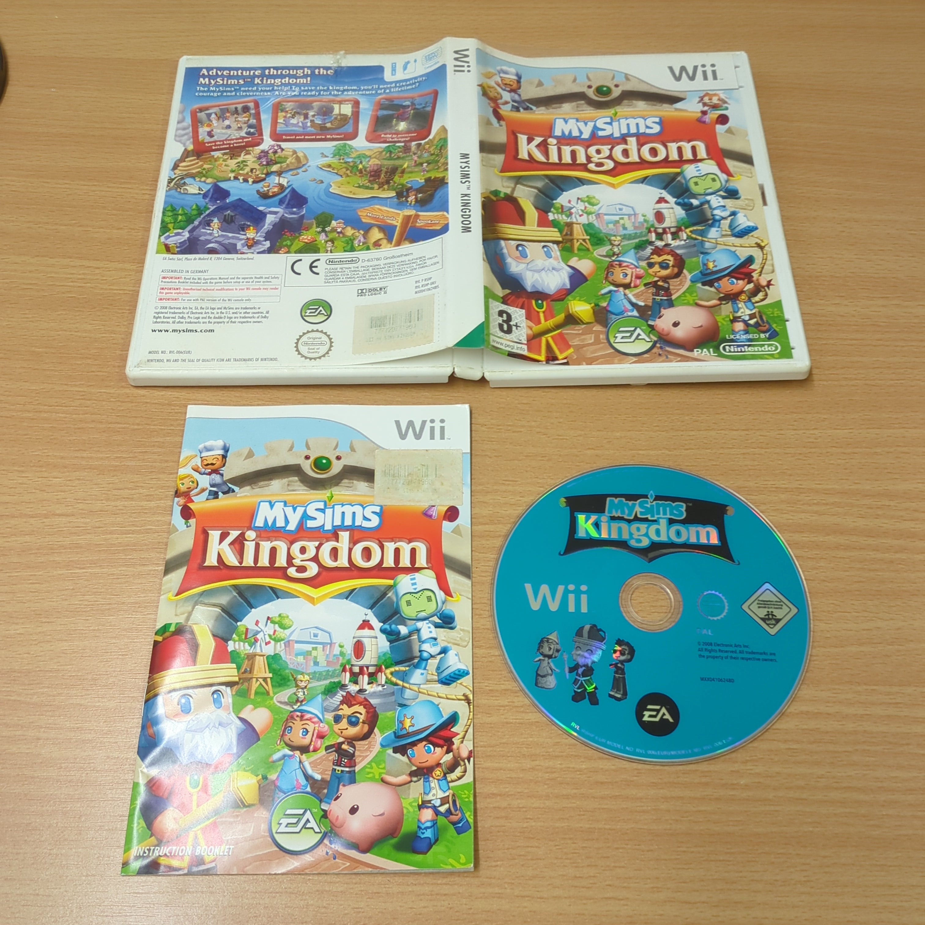 My Sims: Kingdom Nintendo Wii game My Sims: Kingdom Nintendo Wii game